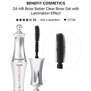Clear brow gel